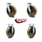 Service Caster 8 Inch High Temp Phenolic Caster Set with Roller Bearings 2 Swivel 2 Rigid SCC SCC-30CS820-PHRHT-2-R820-2 - alternate 4